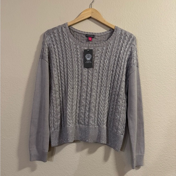 Vince Camuto Sweaters - NWT Gray Cable Knit Sweater
